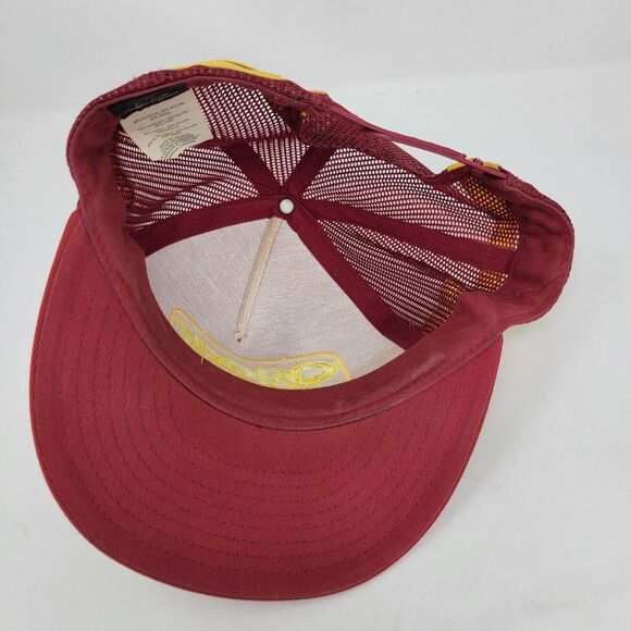 Oakley Hat Cap Men Adjustable Snapback Mesh Trucker Farmer Vintage Two 2 Striped - Picture 7 of 8